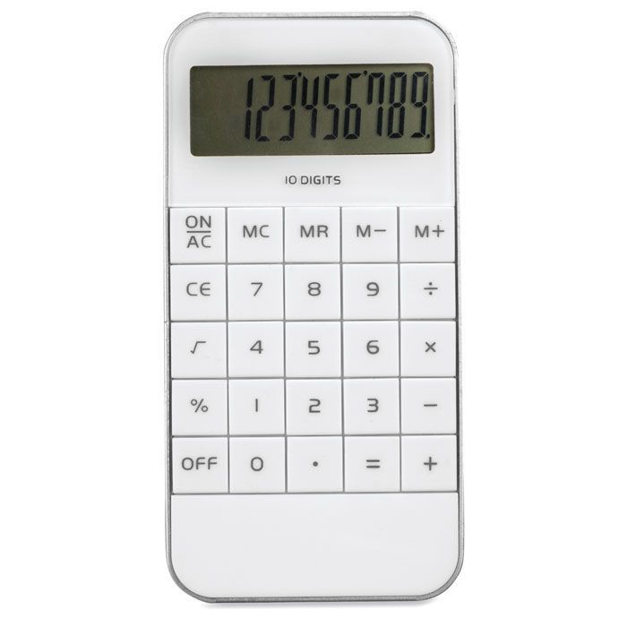 Taschenrechner ZACK - weiß-615