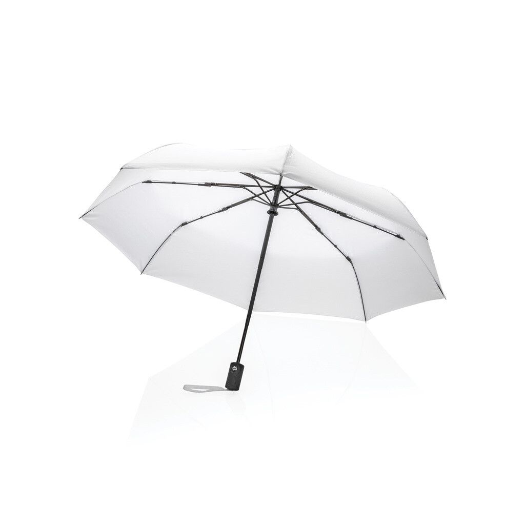 21" Impact AWARE™ RPET 190T Mini-Schirm automatic open/close - weiß-335