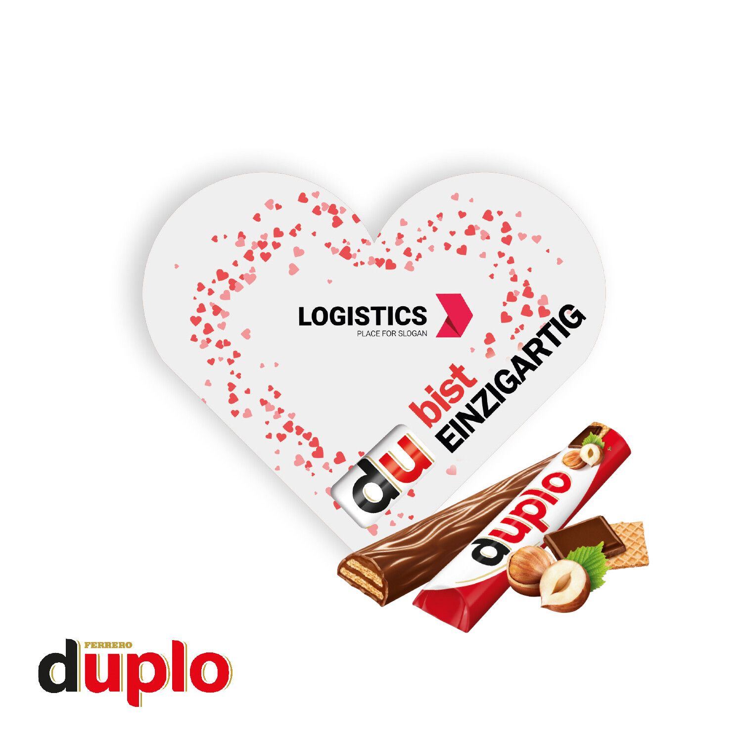 Duplo Werbekarte "Herz"-684