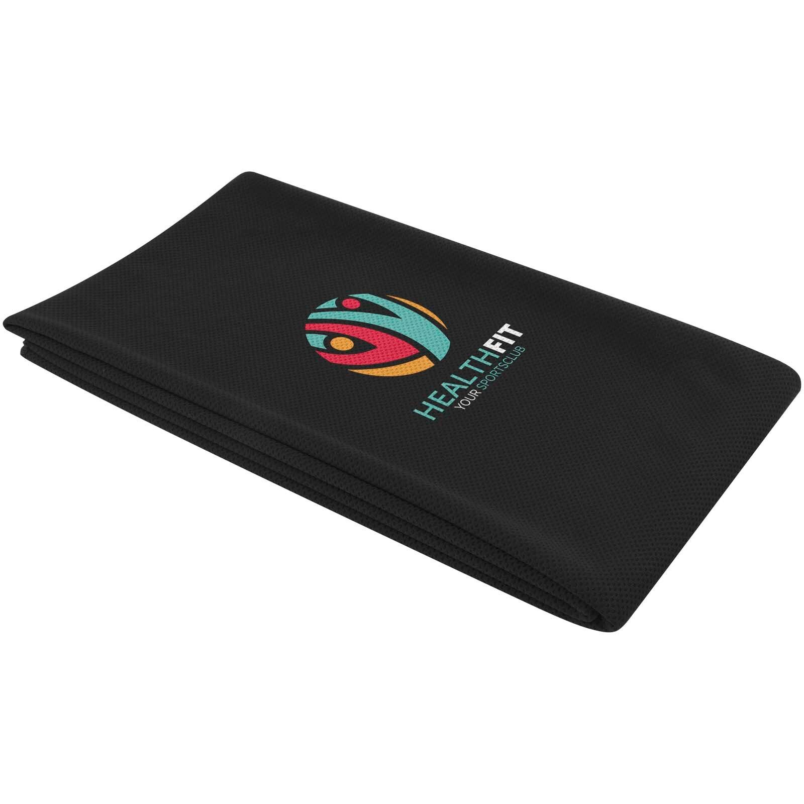 Althea Sporthandtuch 70 × 140 cm - schwarz-979