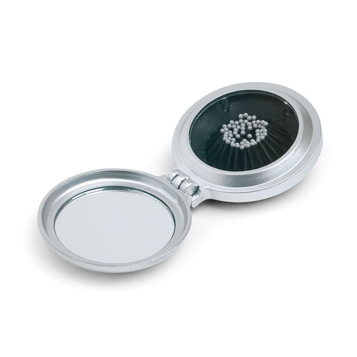 Haarbürste mit Spiegel B BEAUTY - silber-361