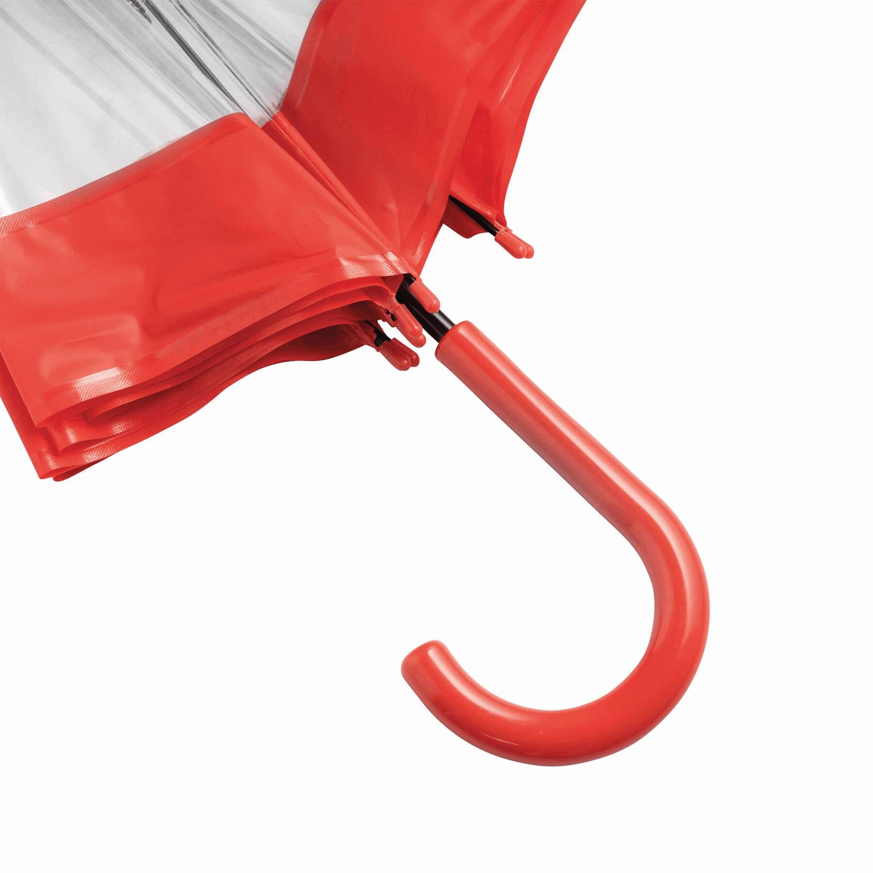 Glockenschirm HONEYMOON - rot - transparent-478