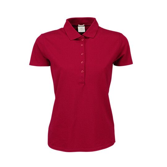 Women´s Luxury Stretch Polo - deep red-702