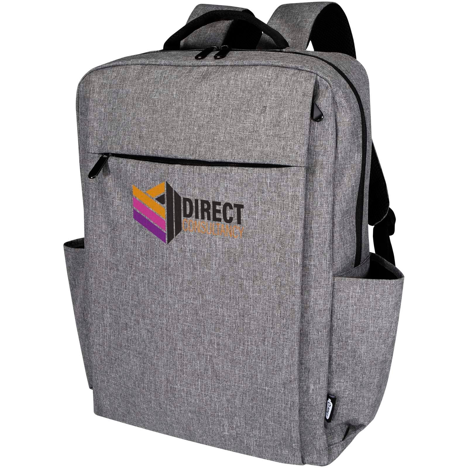 Libra 15" Laptop-Rucksack aus recyceltem GRS-Material 15 L - heather grau-505