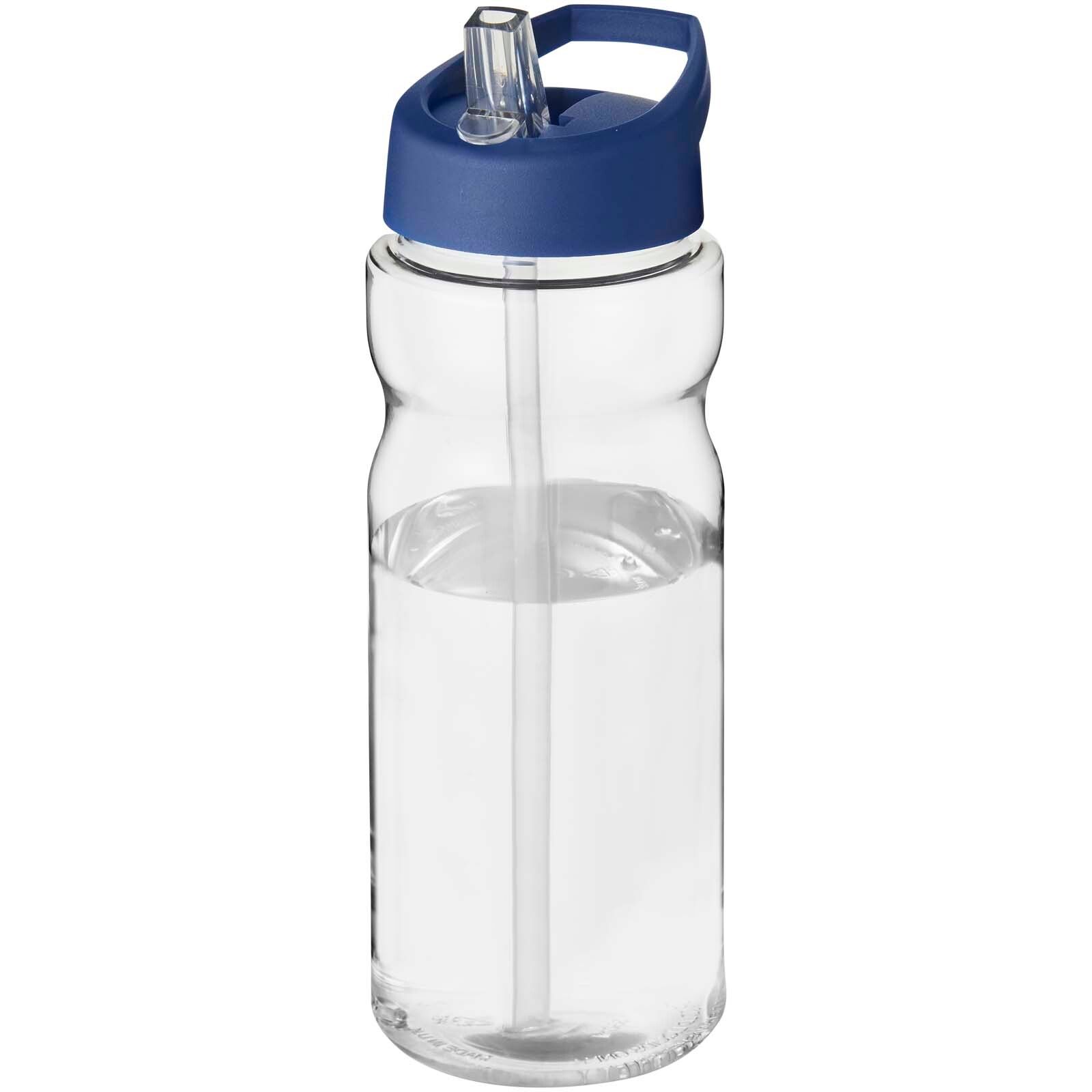 H2O Active Eco Base 650 ml Sportflasche mit Ausgussdeckel - transparent -  blau-275