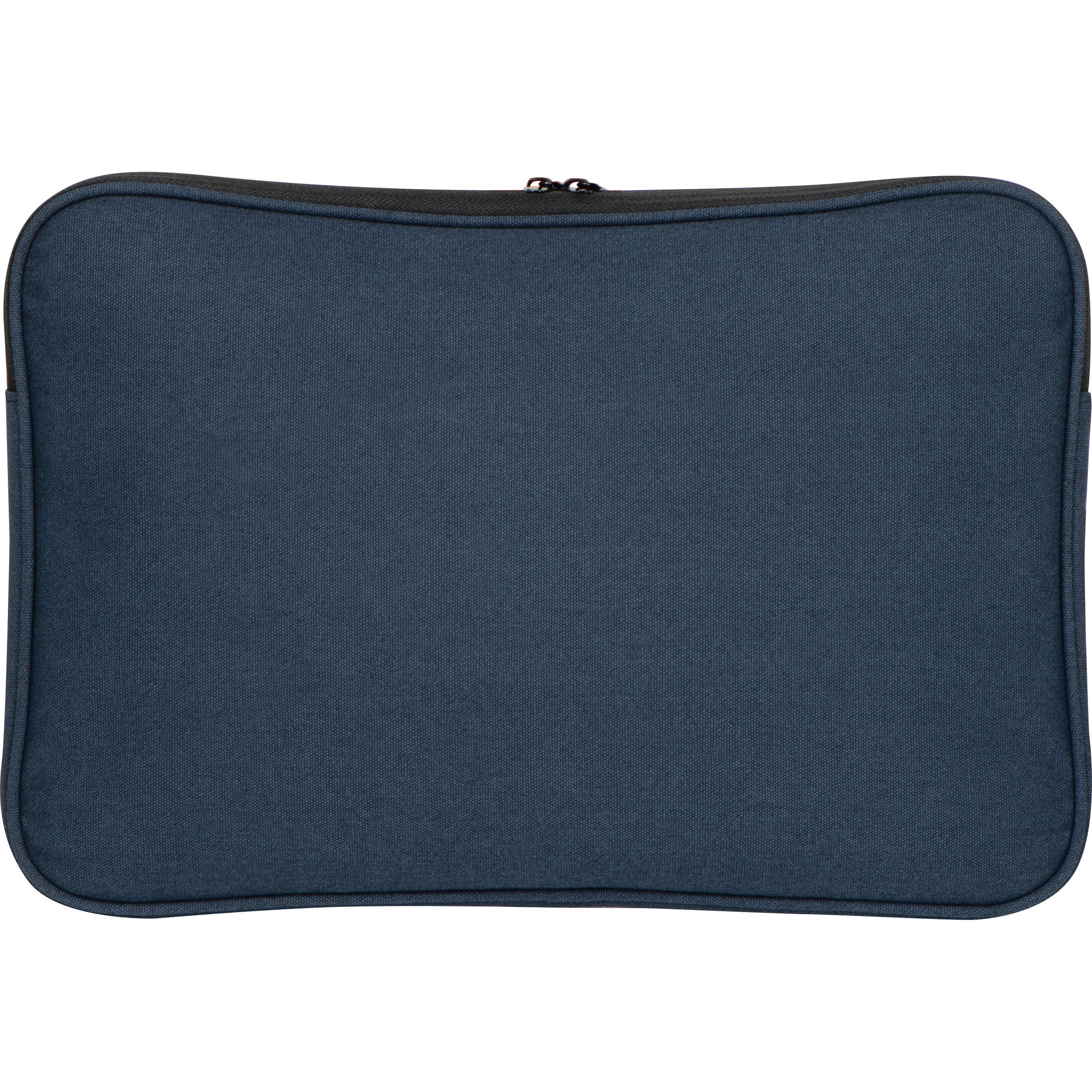 Laptoptasche aus recycelter Baumwolle - dunkelblau-776