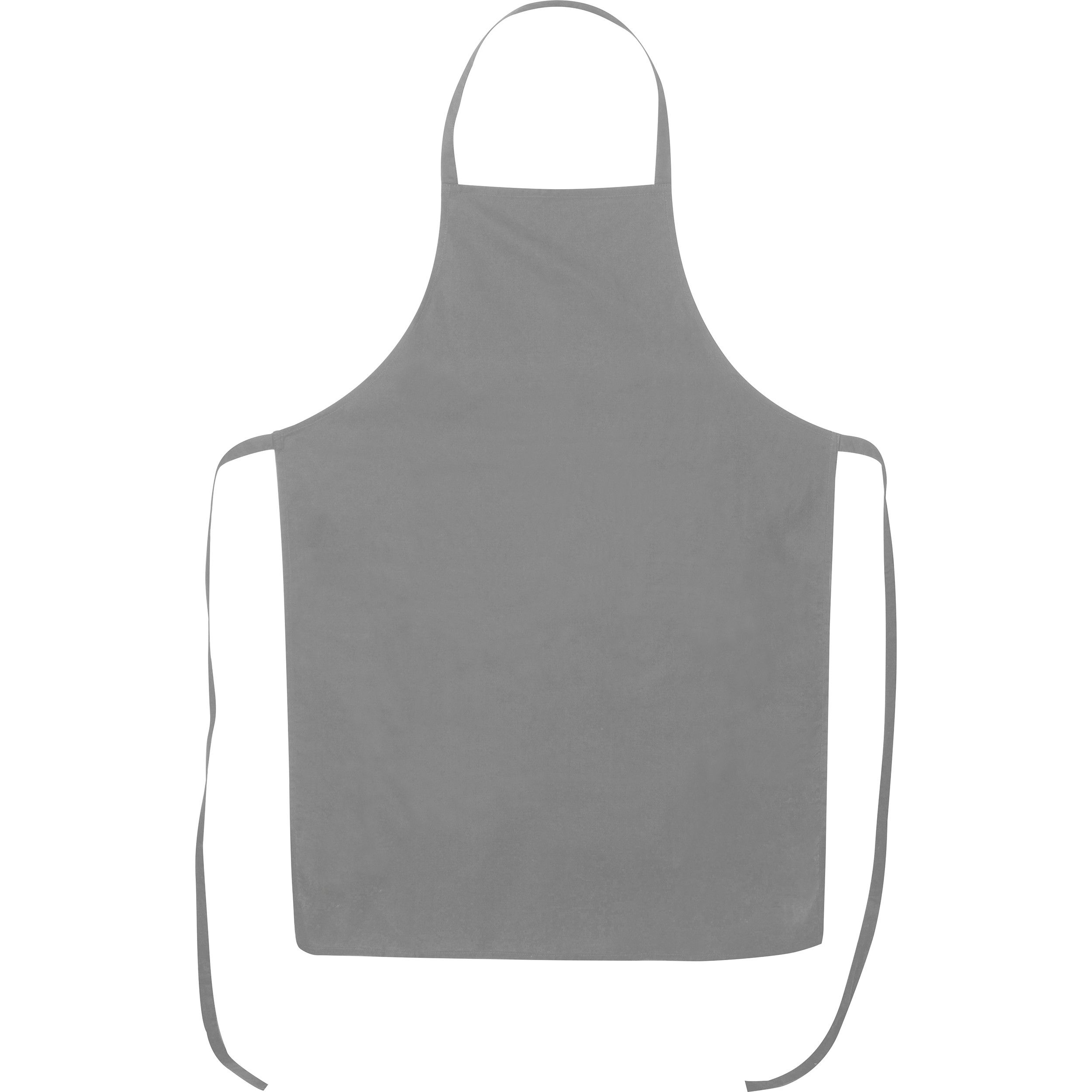 Baumwollschürze Grillmeister - silbergrau-564