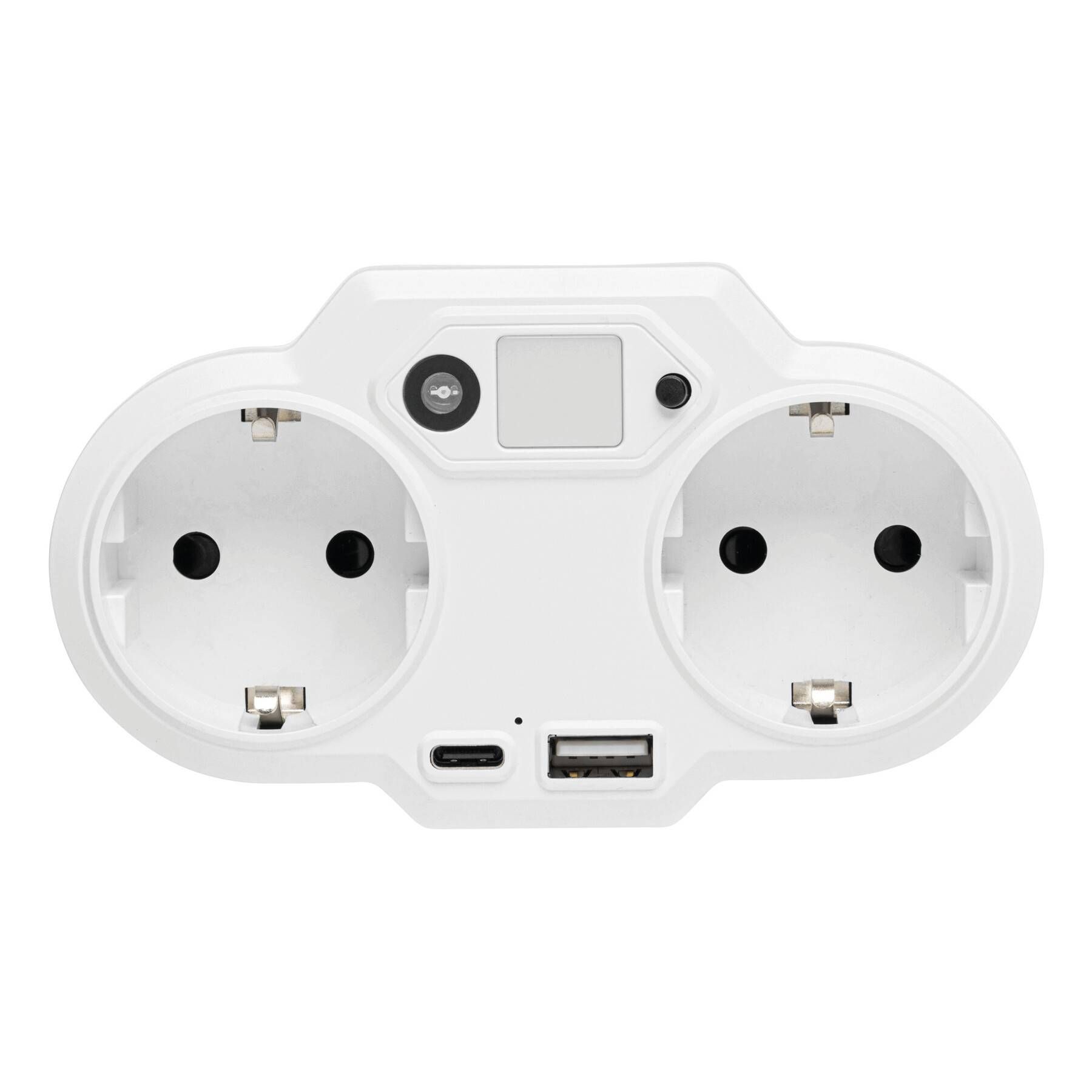 USB-Adapter-Stecker-Netzteil mit Nachtlicht ENDLESS POWER NIGHT - weiß-237