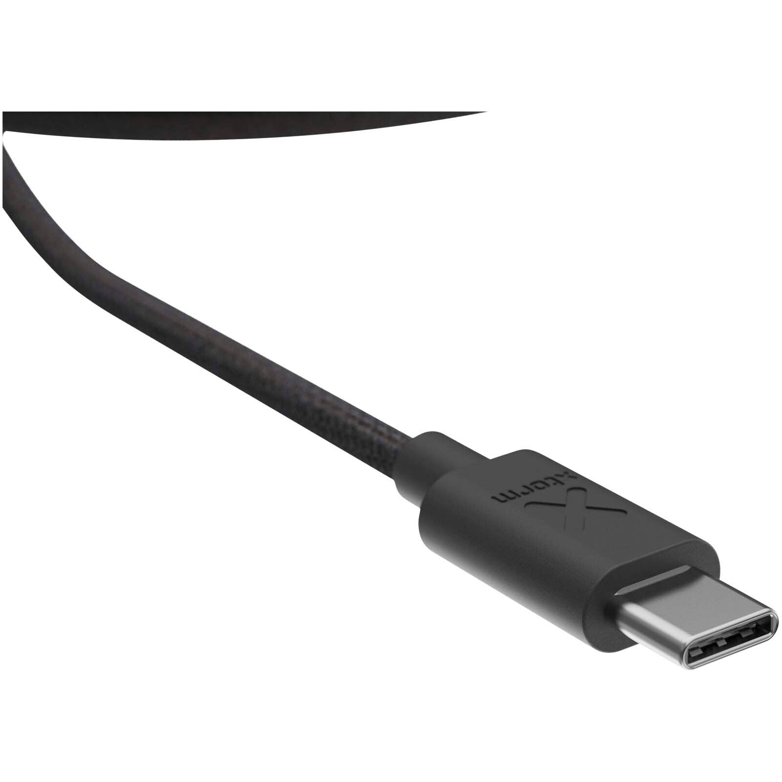 Xtorm 65 W Schnellladegerät für unterwegs mit Kabel und Reiseetui - schwarz-359