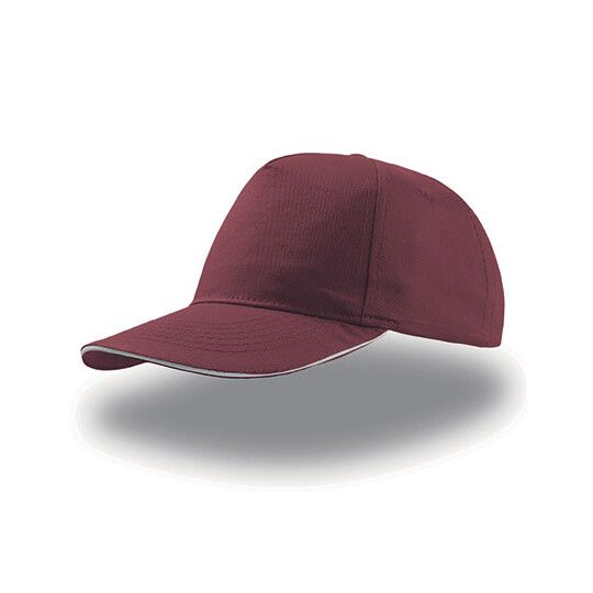 burgundy - white