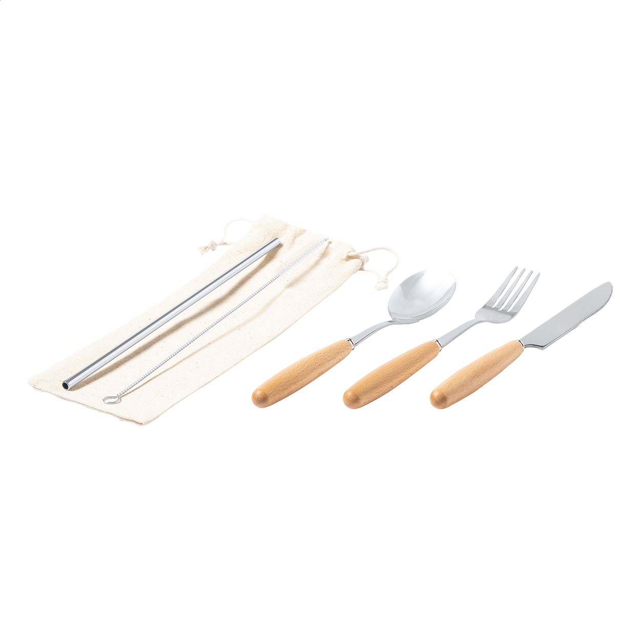Besteckset Basuky - natur-177