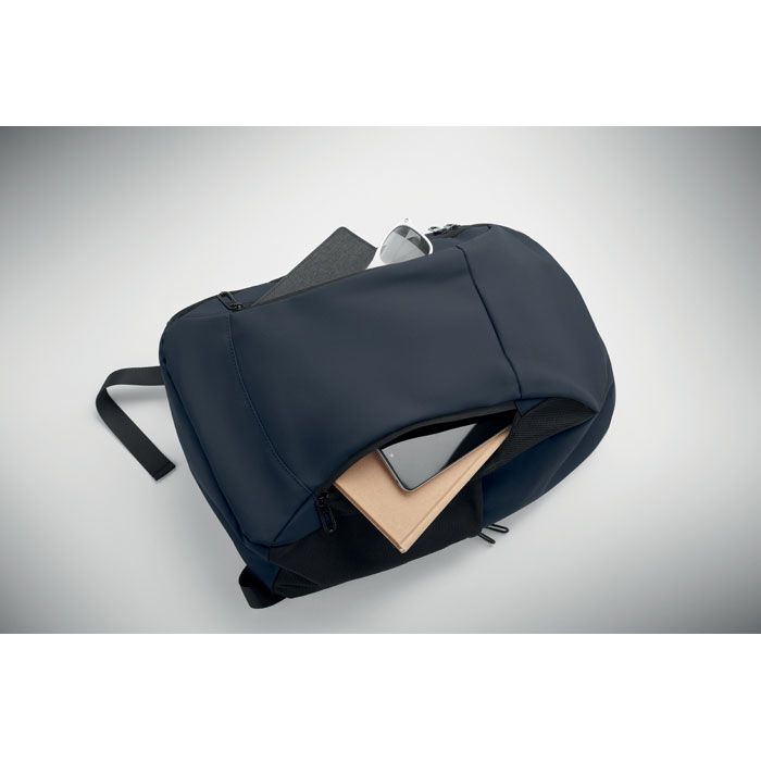 15" Laptop-Rucksack PU KOROVIN - marineblau-895