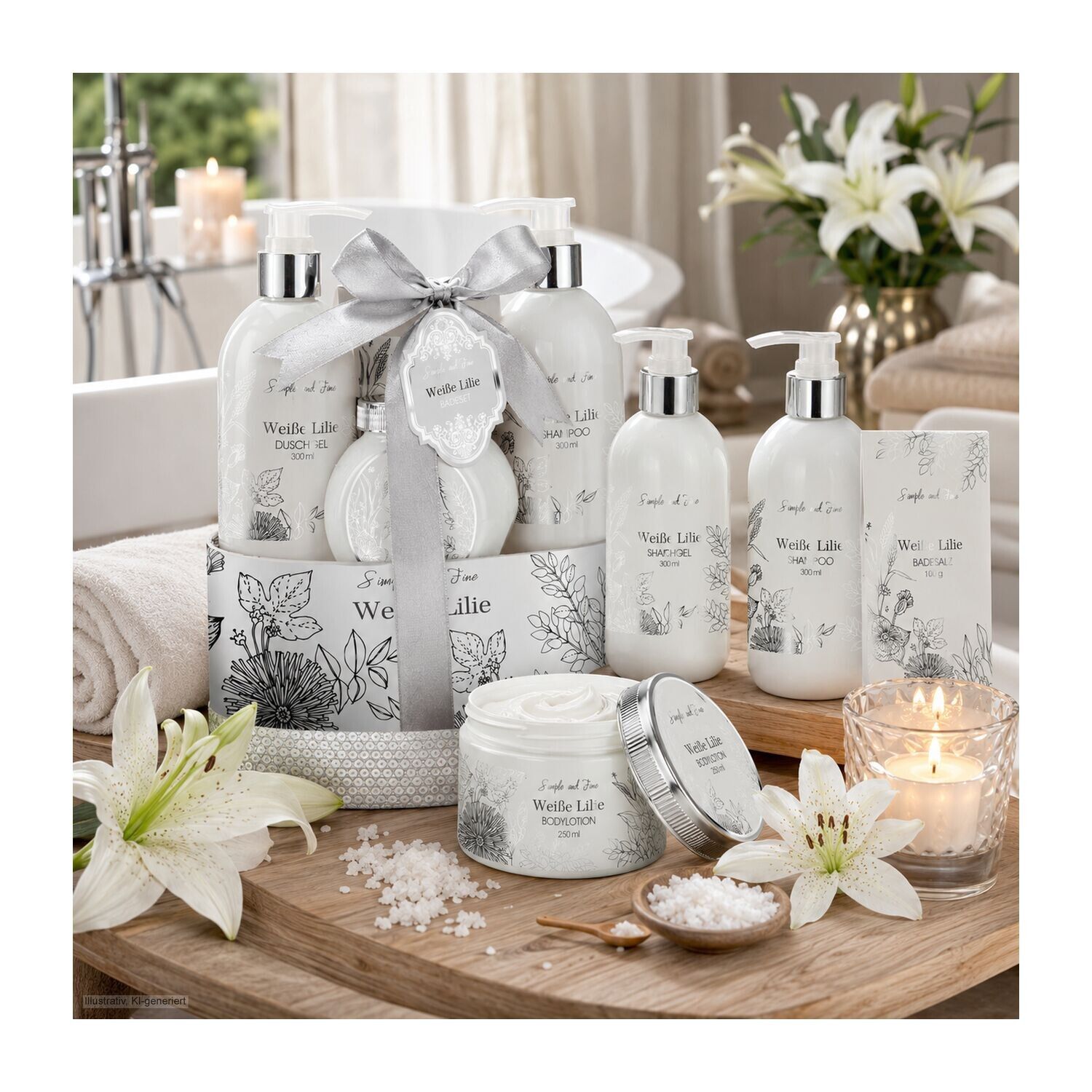 Wellness-Geschenkset: Weiße Lilie-652