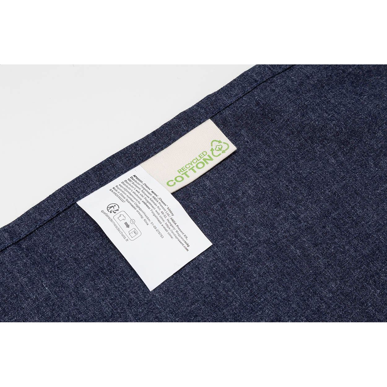 Chepex Schürze aus recycelter Baumwolle - dunkelblau-409