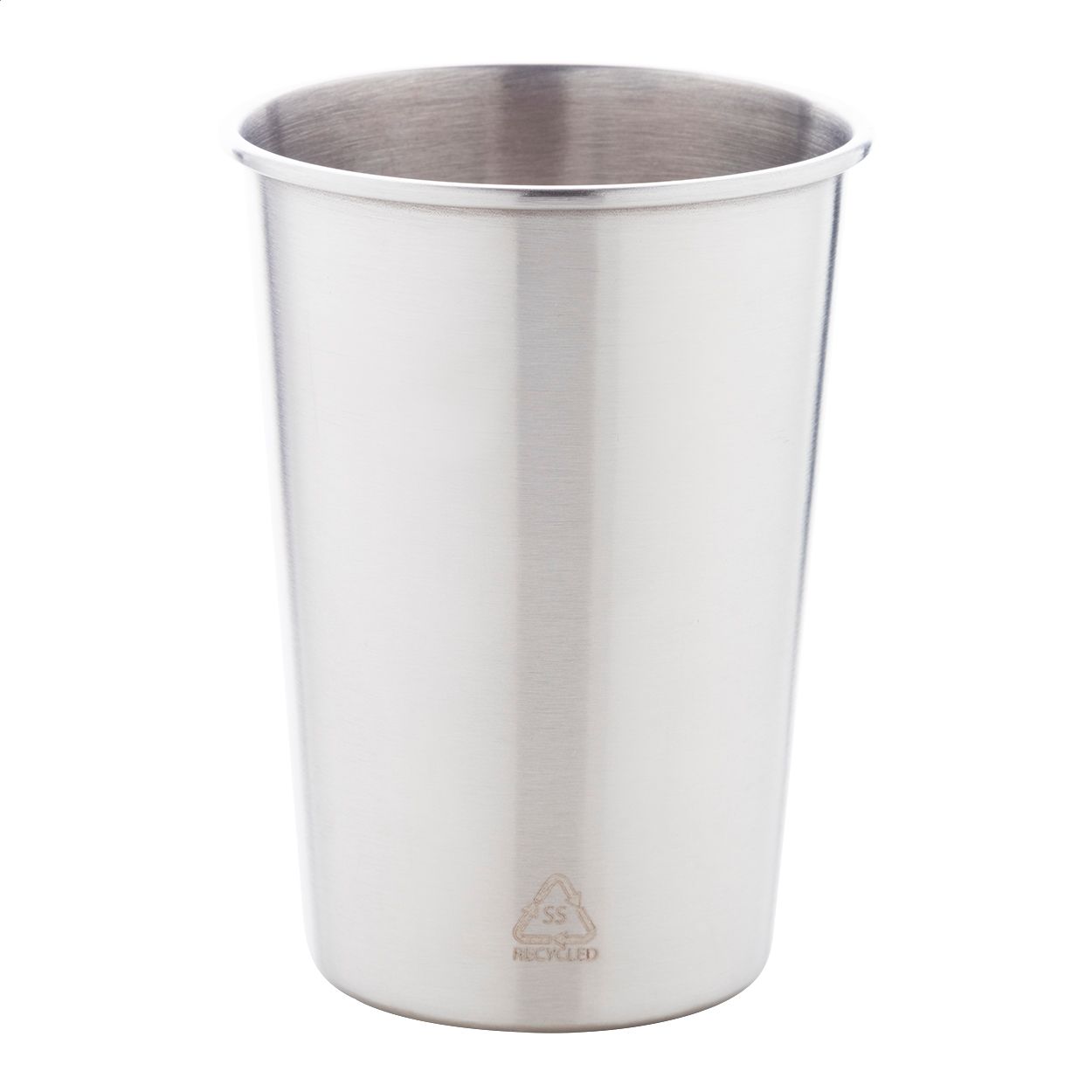 Redisha Mono Becher aus recyceltem Edelstahl, 350 ml - silber-877