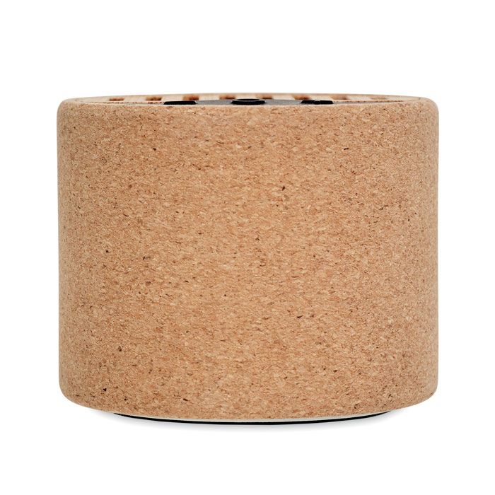 Wireless Lautsprecher Kork ROUND + - beige-755