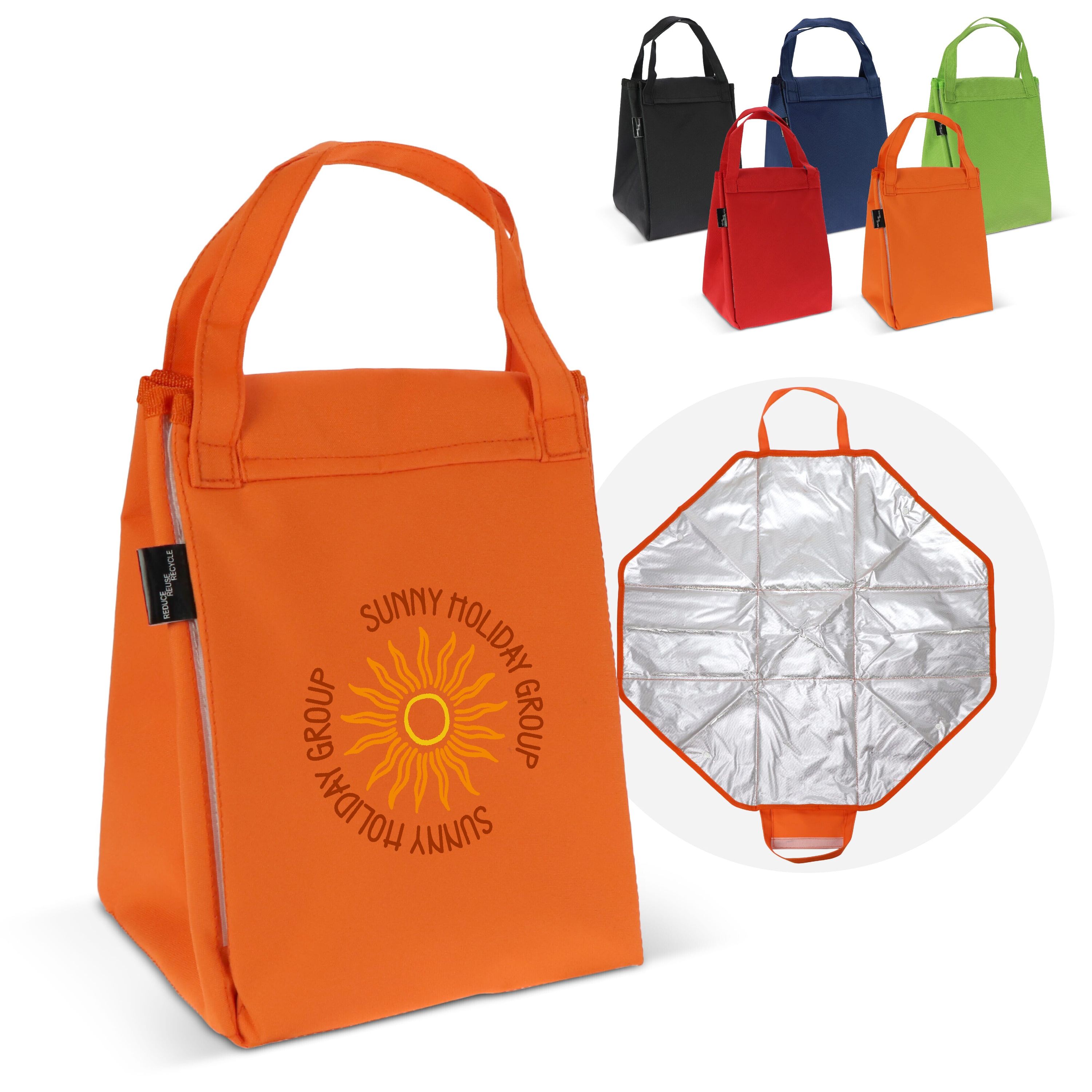 Gefaltete Kühltasche und Picknickmatte - dunkelblau-681