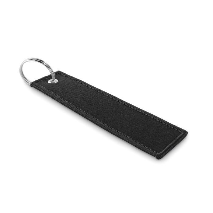 Schlüsselring Polyester Tag TAKEOFF - schwarz-492