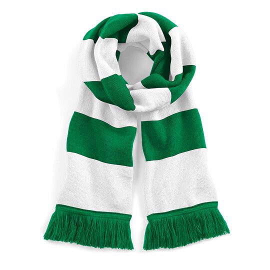 Stadium Scarf - kelly green - white-595