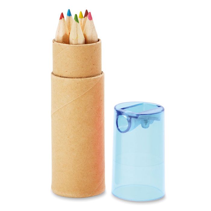 Buntstifte-Set PETIT LAMBUT - transparent blau-194