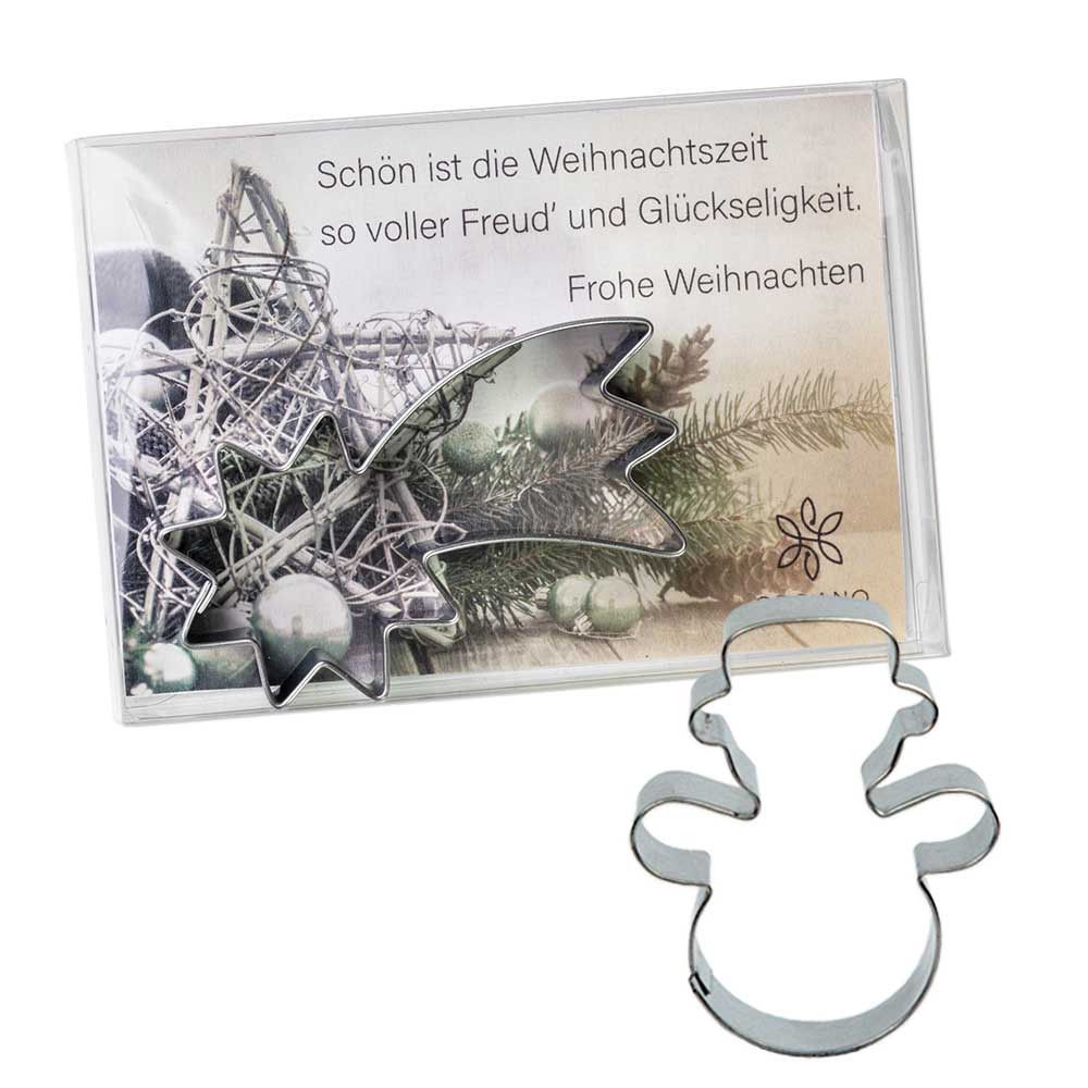 Backförmchen in der Box - Winter - Schneemann-852