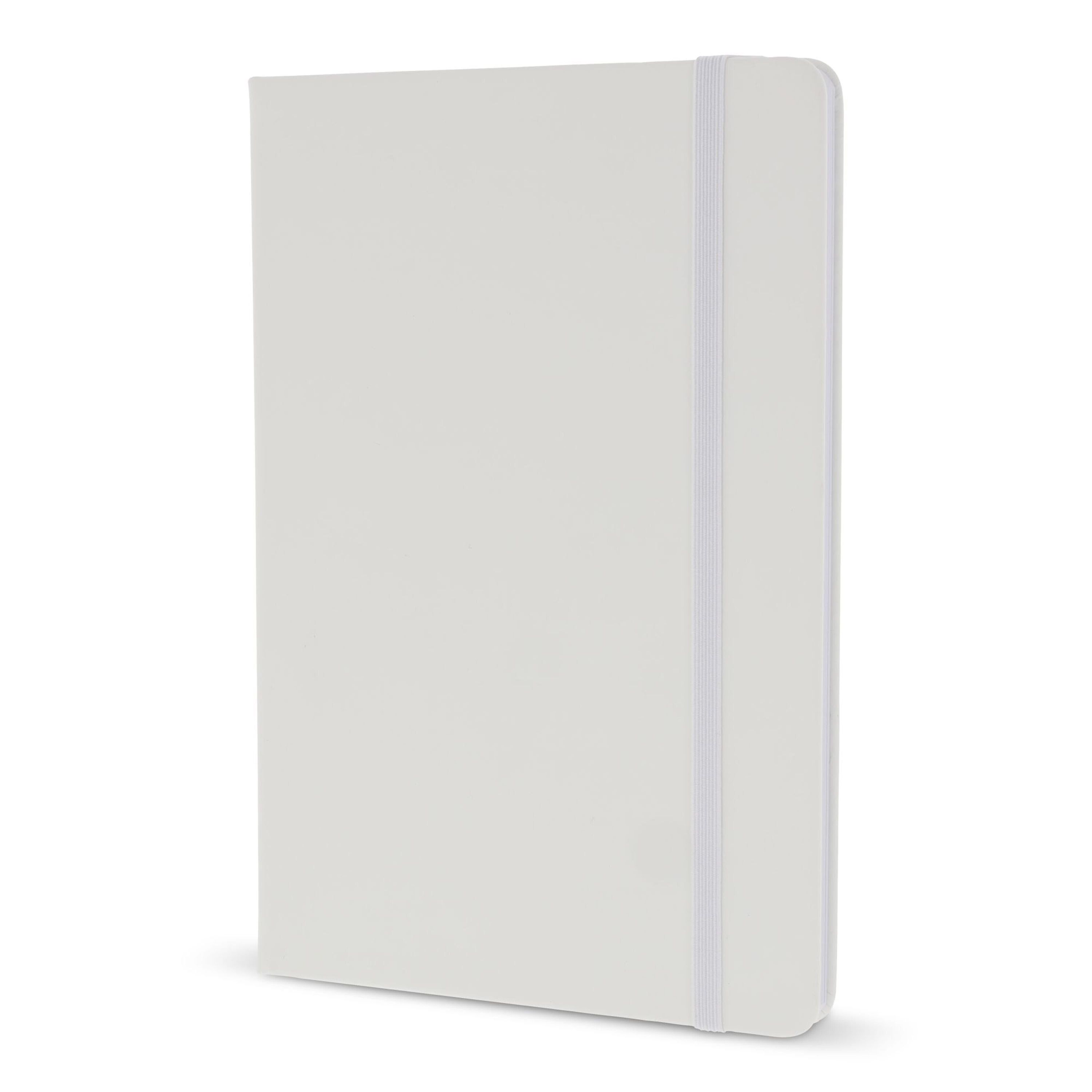 Notizbuch A5 aus PU - weiss-193
