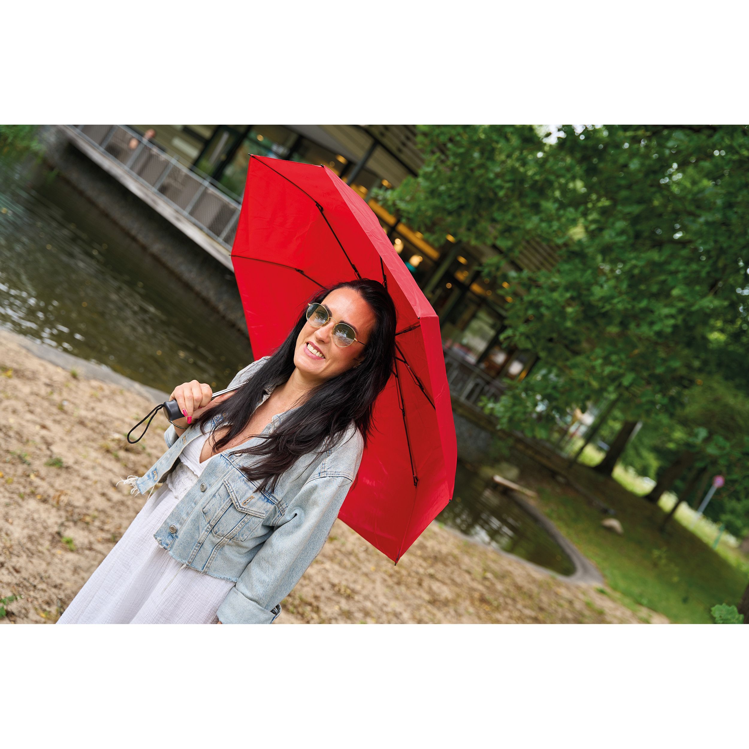 RPET Taschenschirm Northampton - rot-881