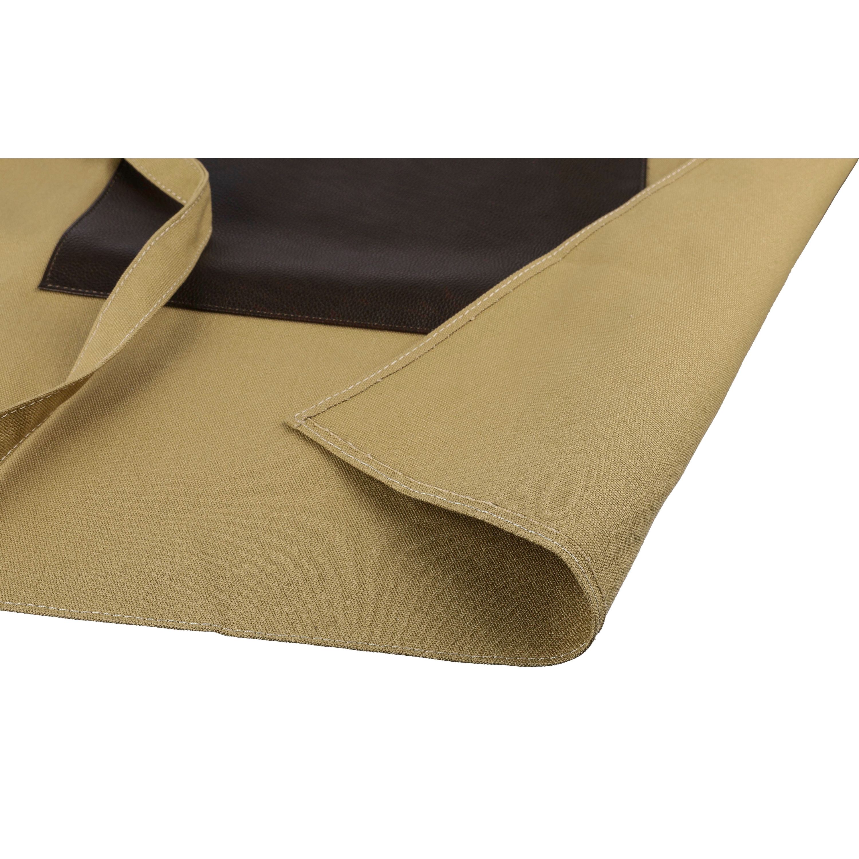 Leinenschürze (450 g/m2) Maria - blau-622