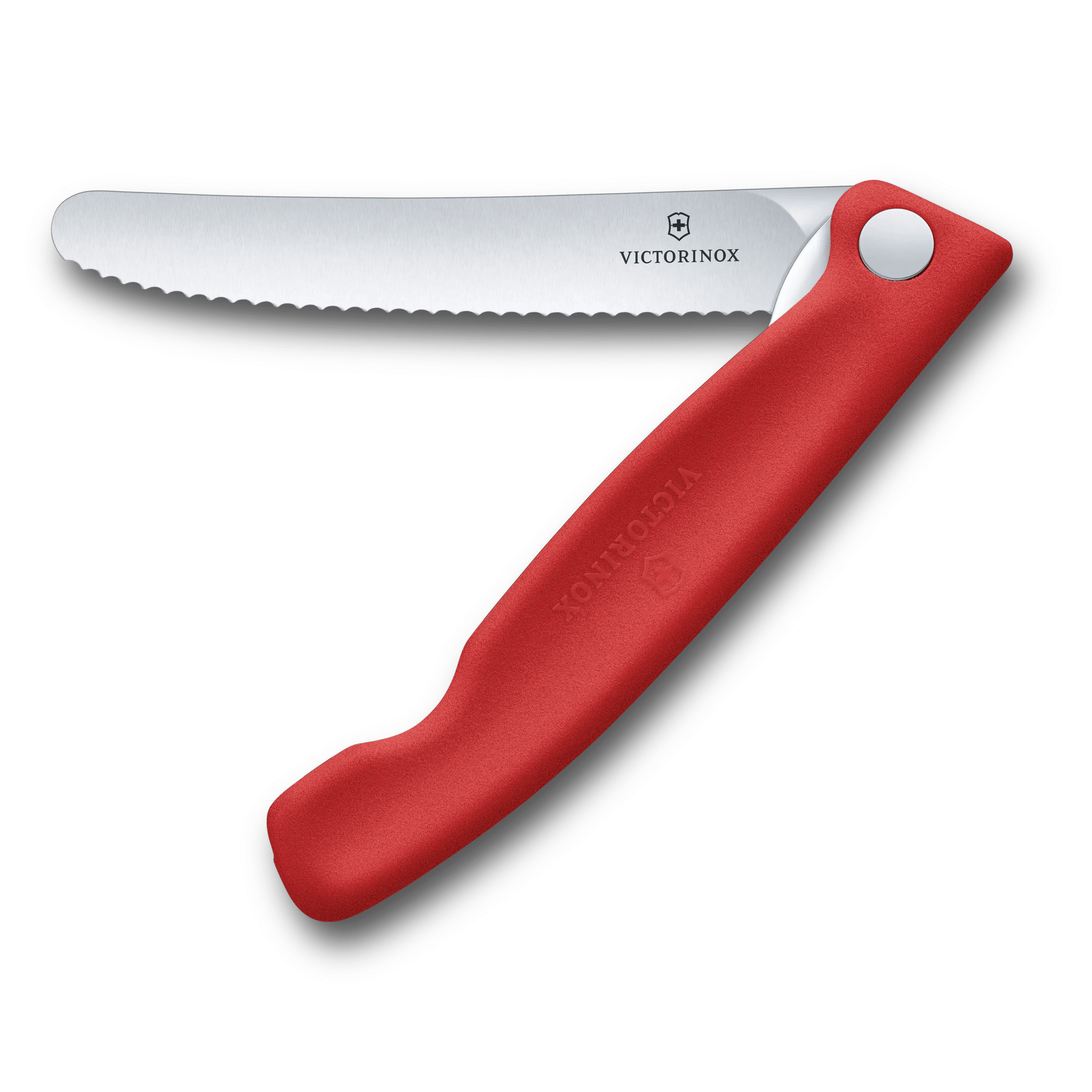 Swiss Classic Picknick Messer mit Wellenschliff - rot-194