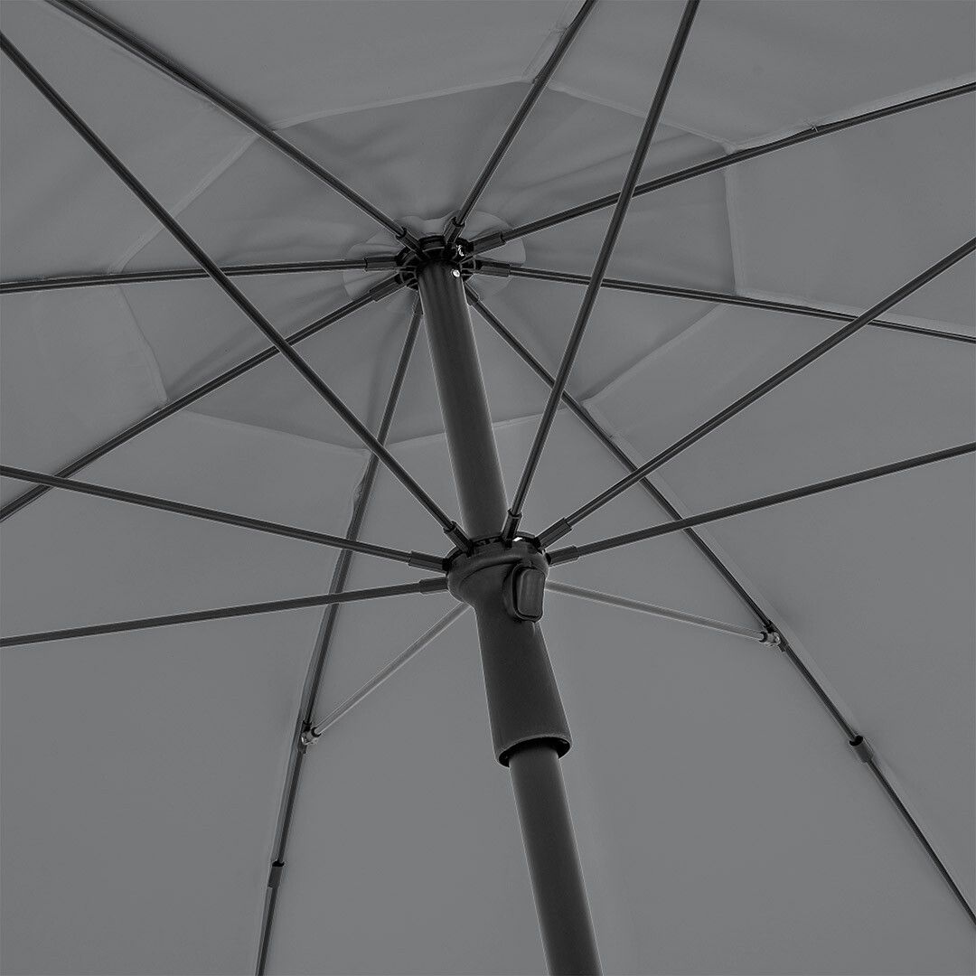 Sonnenschirm XL Ø235 cm - grau-121