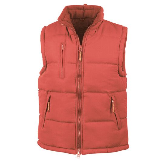 Ultra Padded Bodywarmer - red-558