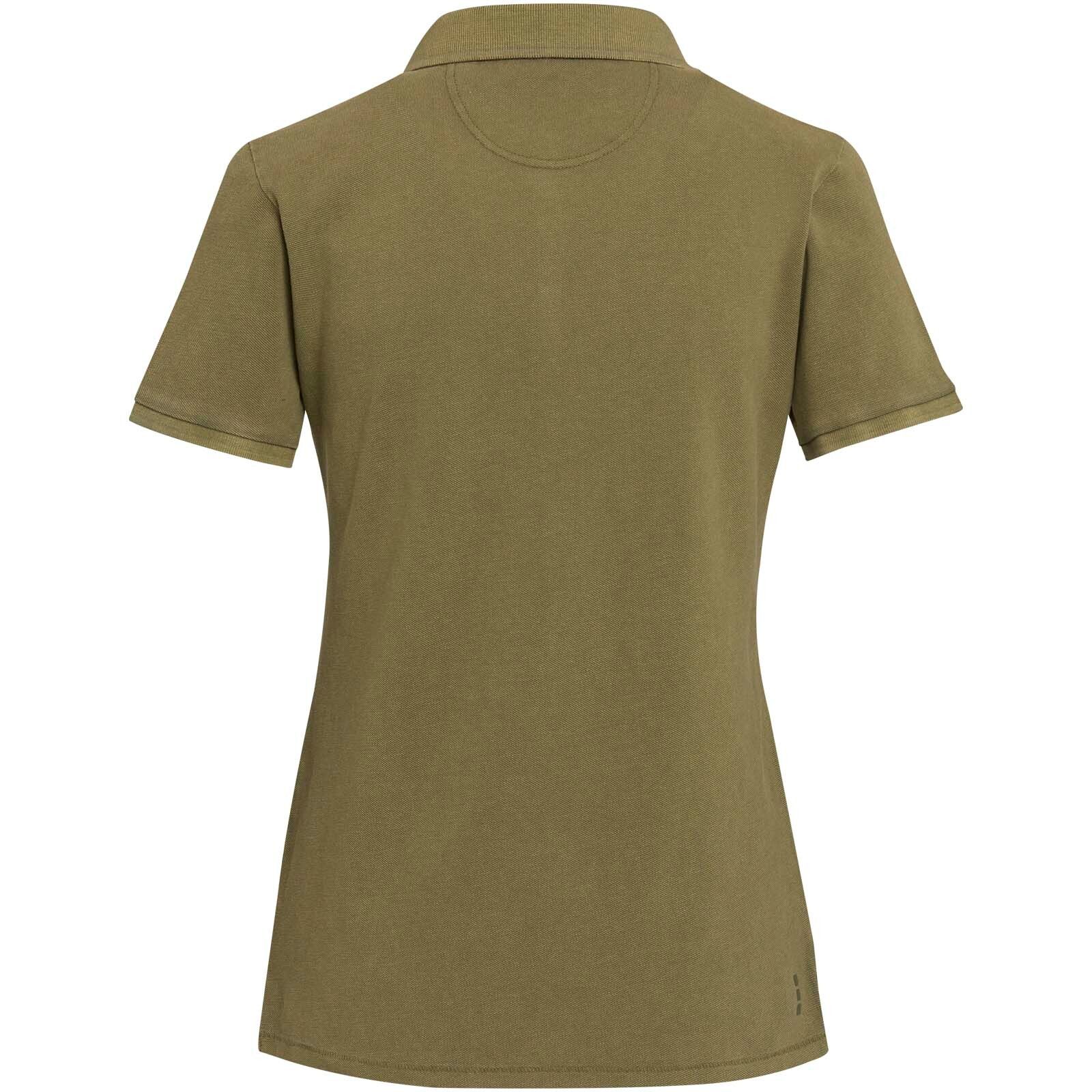Calgary Poloshirt für Damen im Washed Look, 200 g/m2 - waldgrün-545