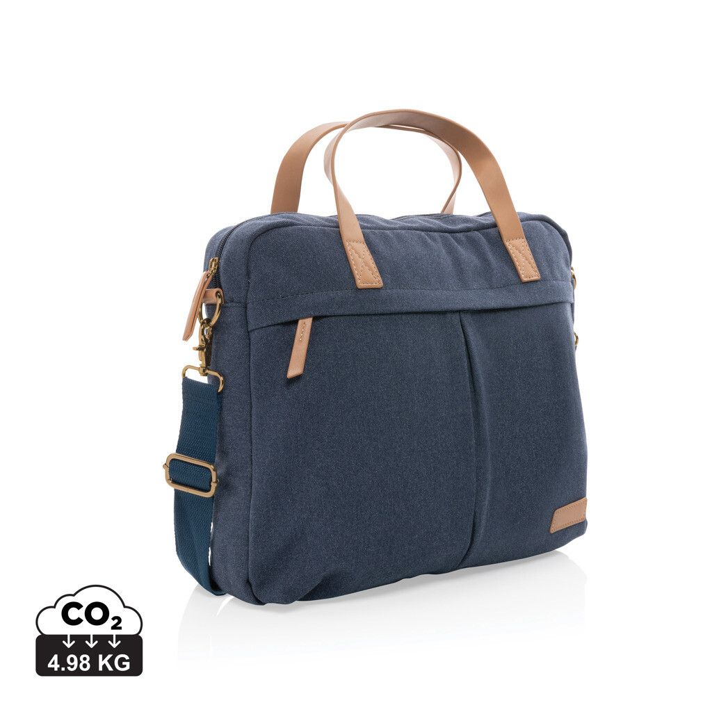 Impact AWARE™ 16 oz. rCanvas Laptop-Tasche - blau-698