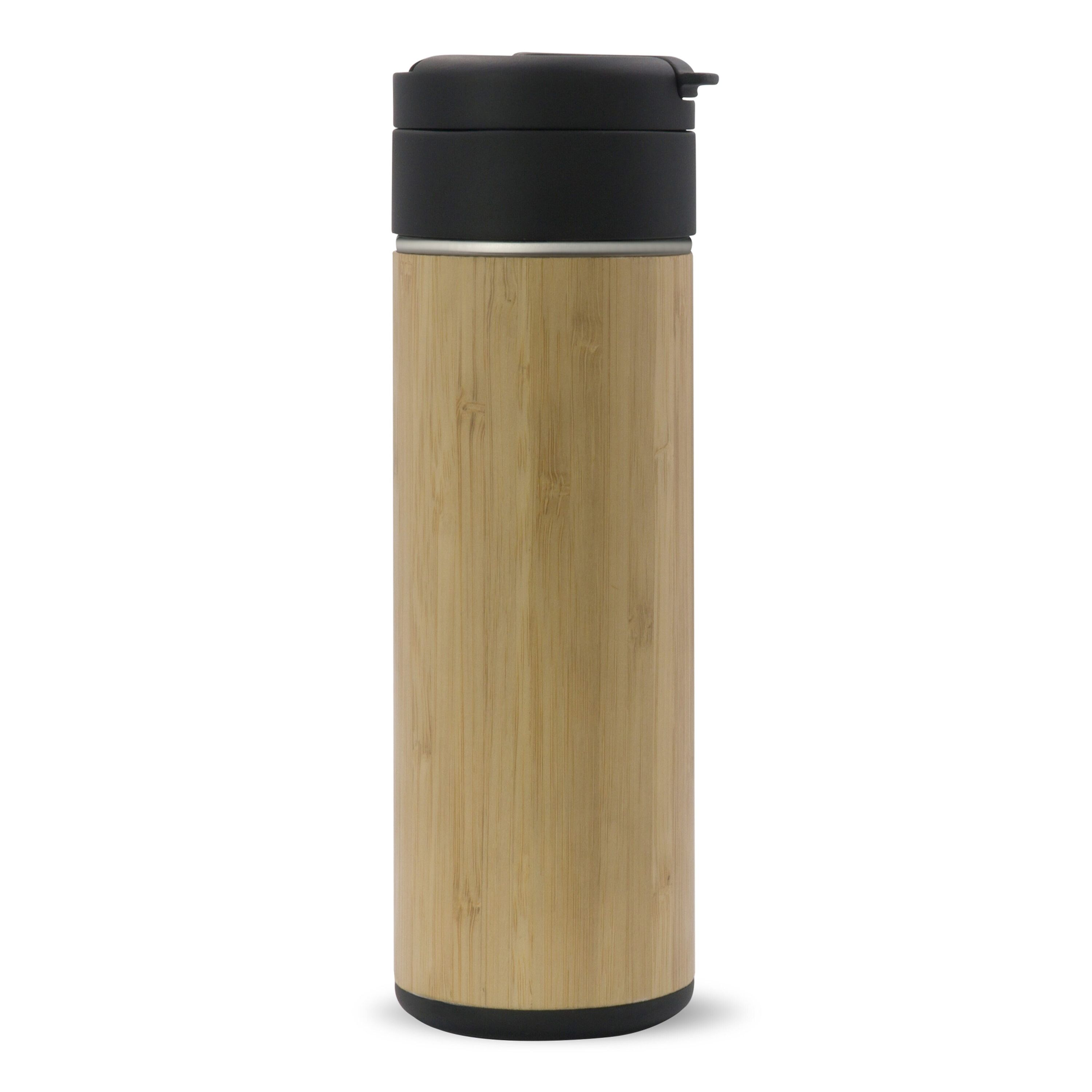 Isolierbecher Flow Bambus 400ml - holz-132