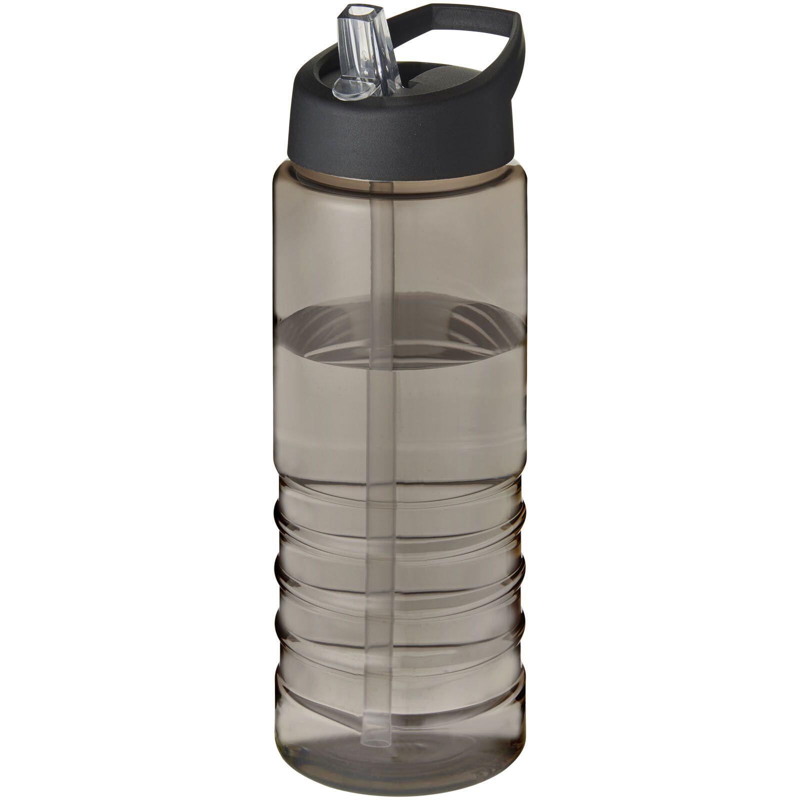 H2O Active Treble 750 ml Sportflasche mit Ausgussdeckel - charcoal -  schwarz-865
