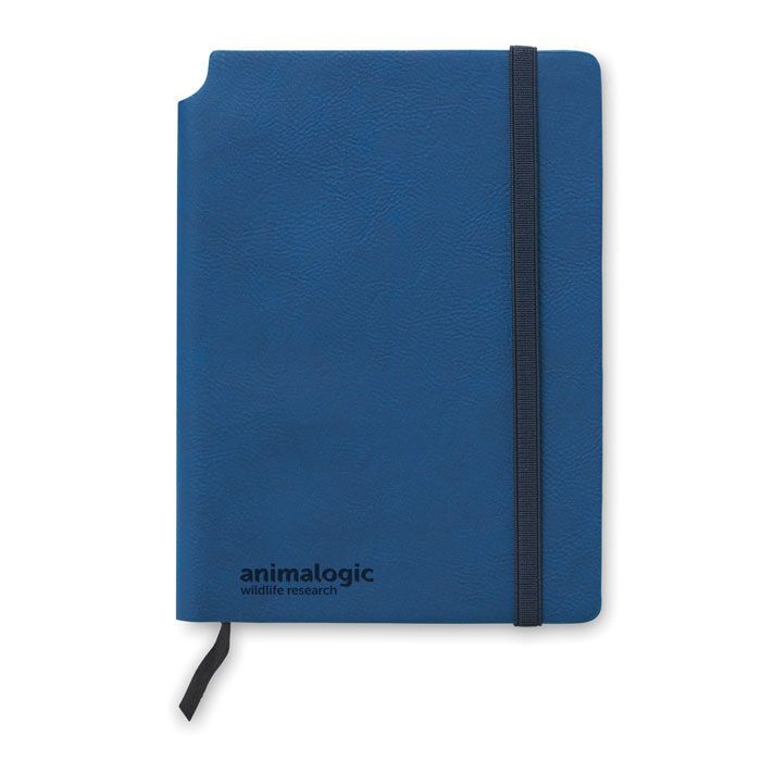 Notizbuch mit PU Cover SOFTNOTE - blau-635