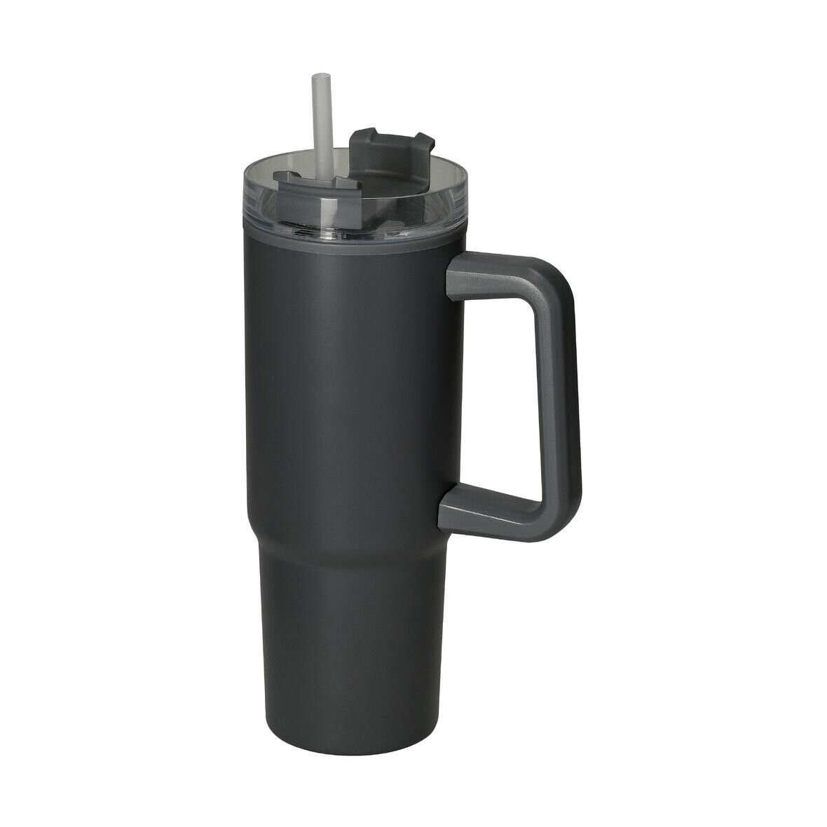 Trinkbecher Tampa, 800 ml - grau - creme-564