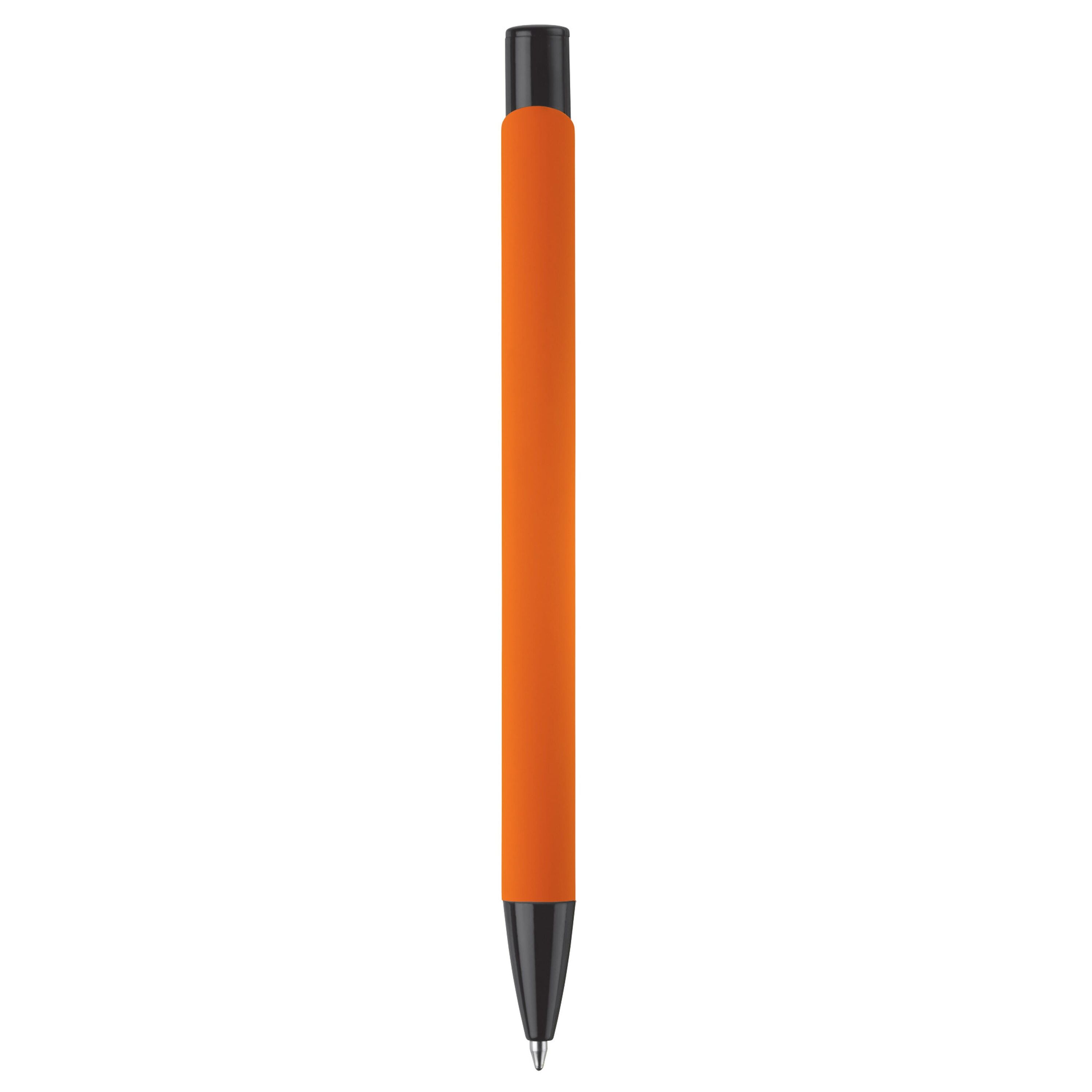 Kugelschreiber Alicante wSofttouch - orange  -  schwarz-932