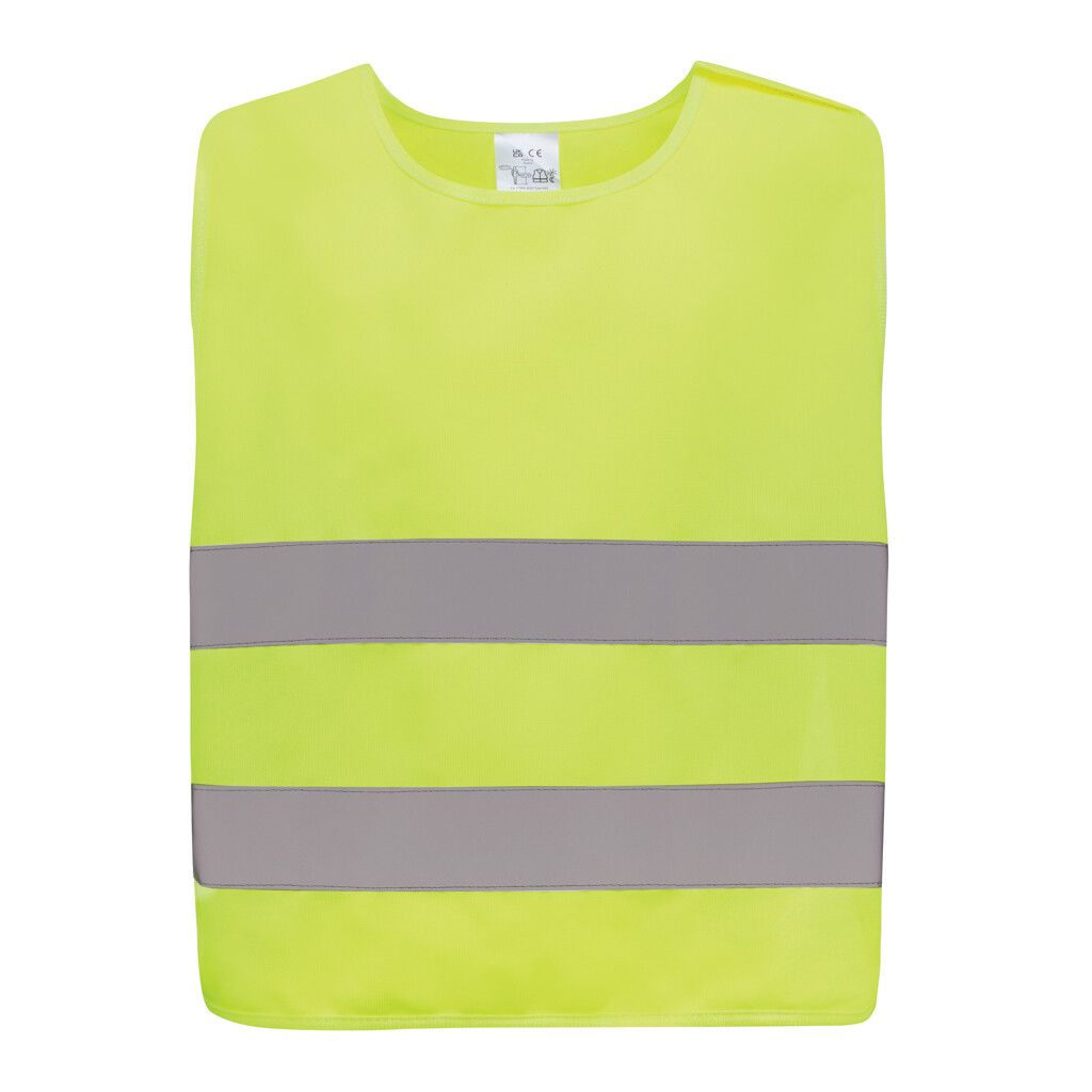 Sicherheitsweste aus GRS recyceltem PET 7-12 Jahre - gelb-567