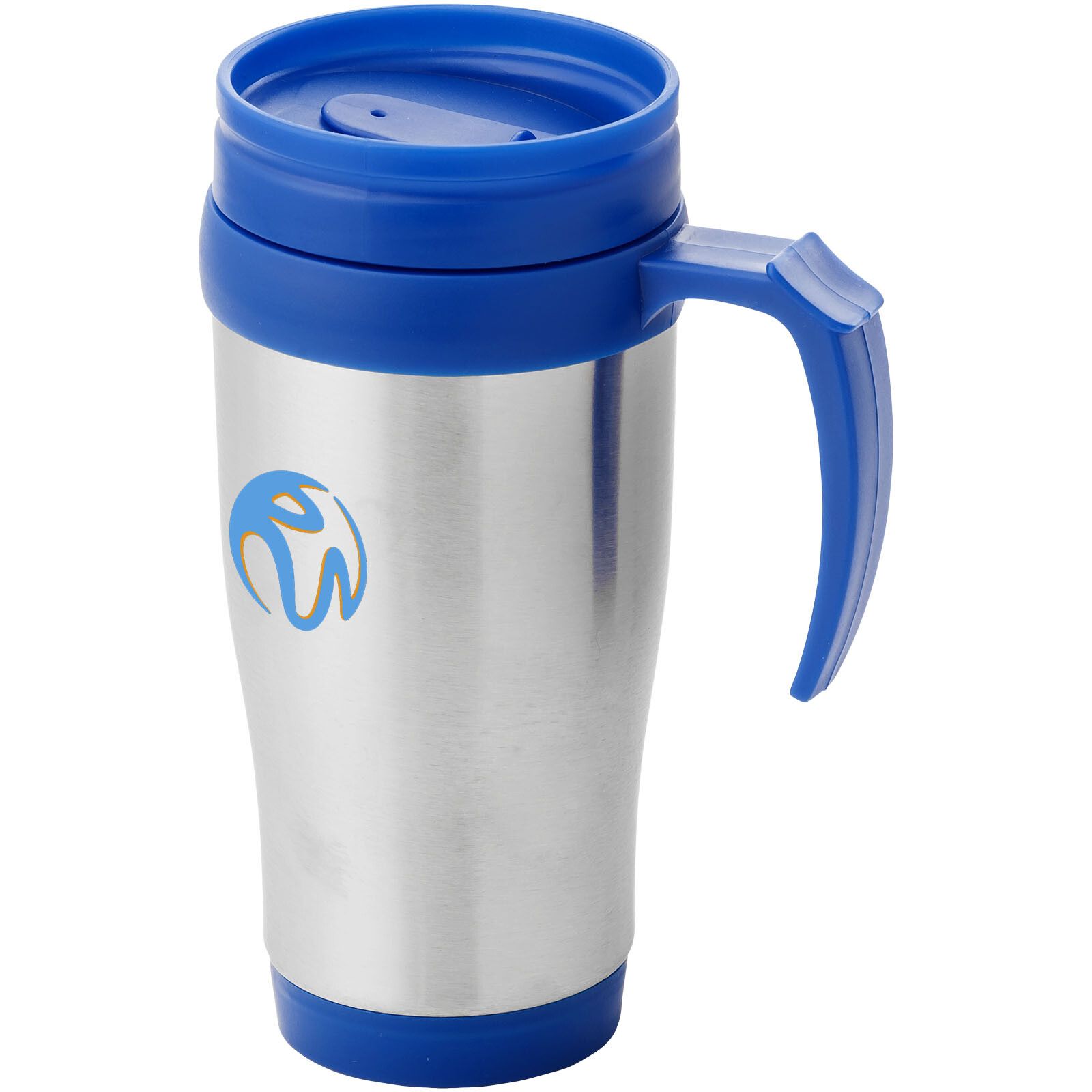 Sanibel 400 ml Isolierbecher - silber -  blau-80