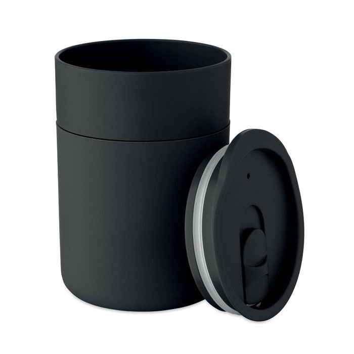 PP-Becher 330ml GOBLET - schwarz-521
