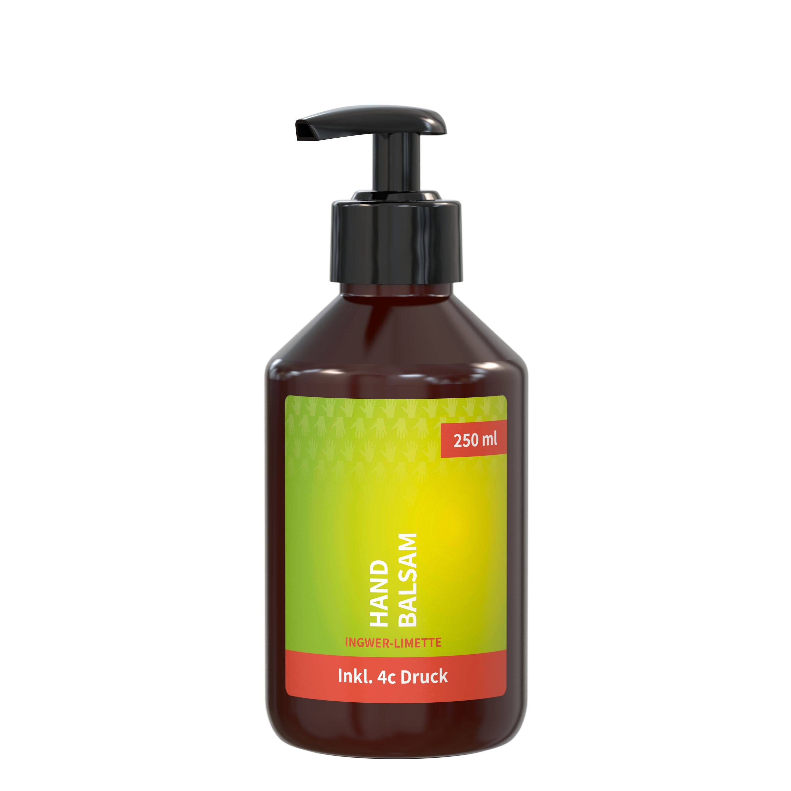 250 ml Spender Handbalsam Ingwer-Limette Body Label-907