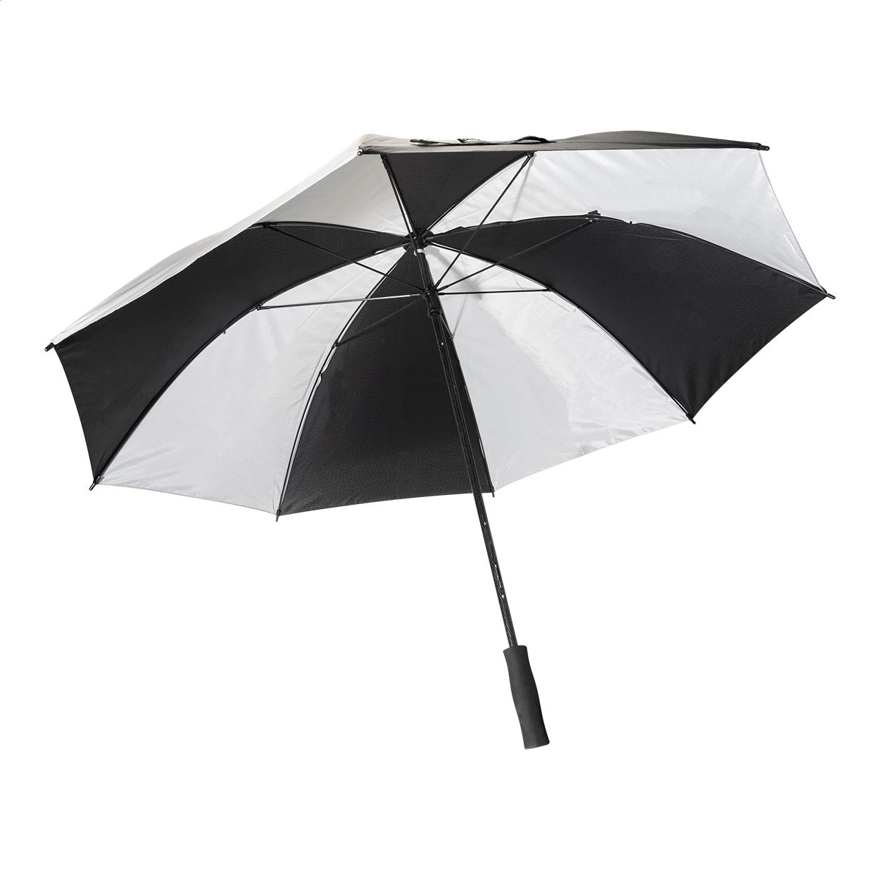 Radians XL Reflektierender RPET Regenschirm - schwarz-428