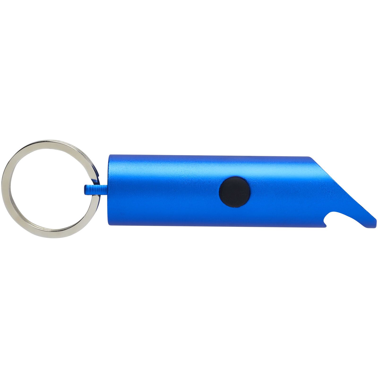 Flare IPX-LED-Lampe und Flaschenöffner aus recyceltem Aluminium mit Schlüsselanhänger - royalblau-767