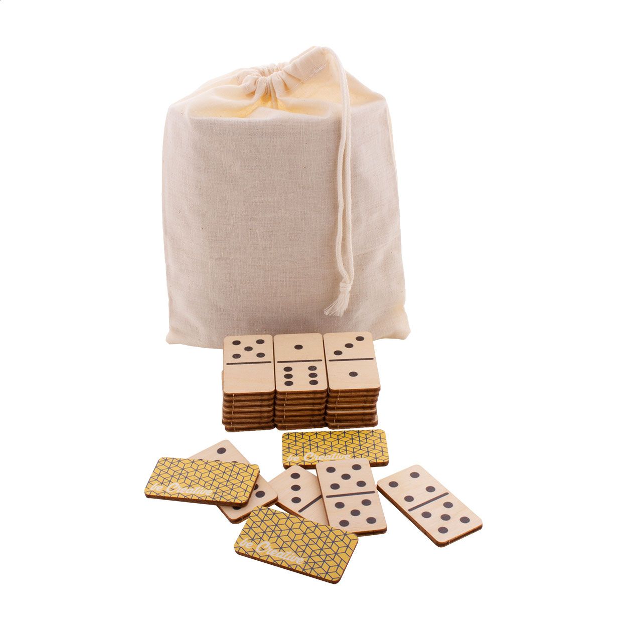 Individuelles Domino-Spiel Maltese - natur-756