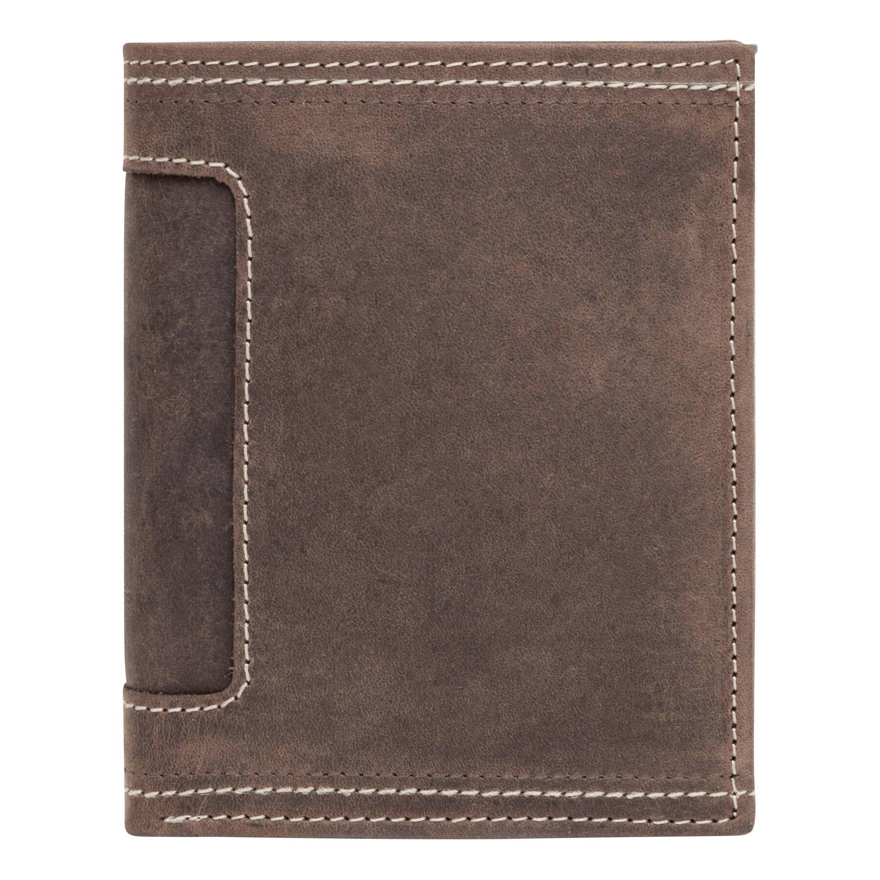 Echtleder-Geldbörse WILD STYLE II - braun-428
