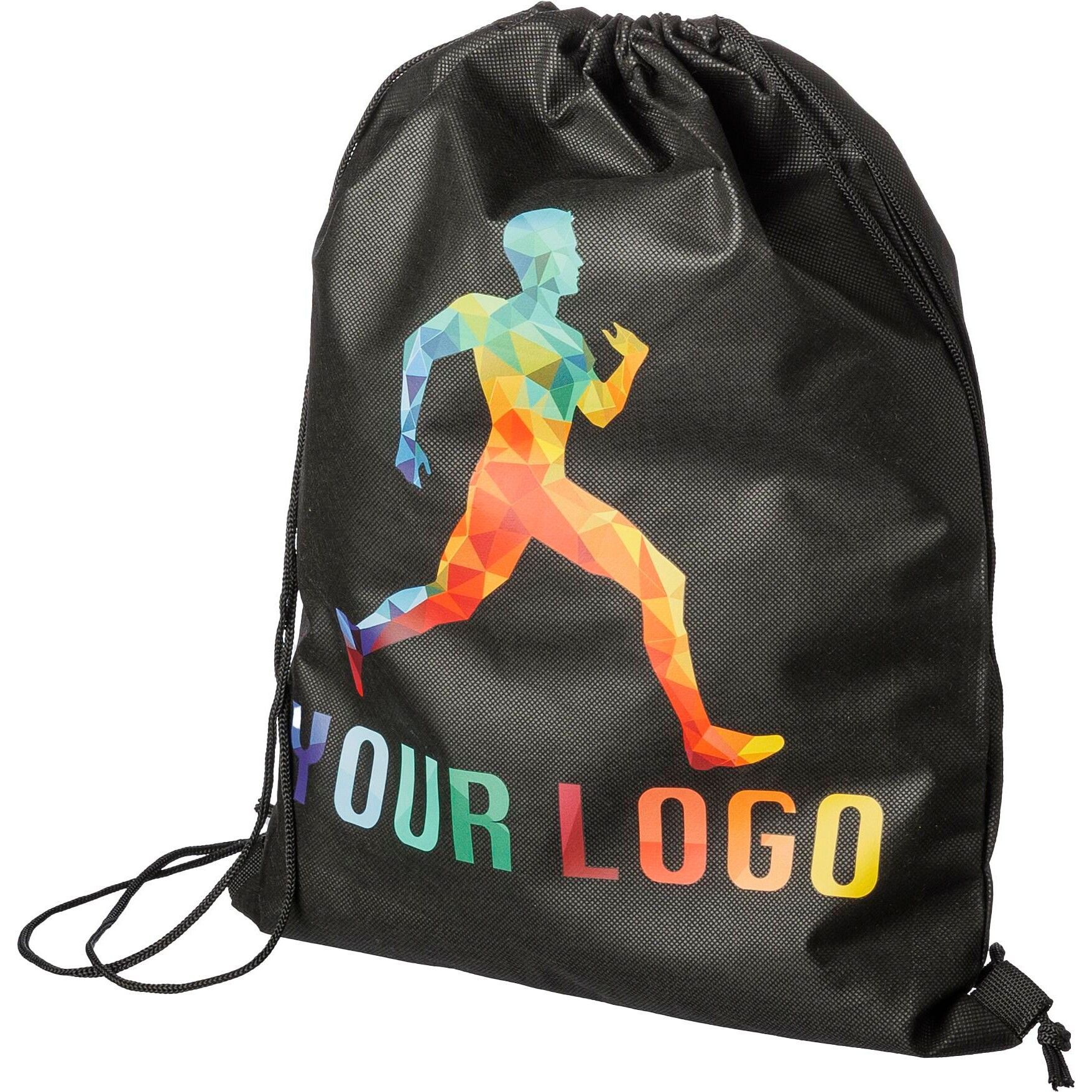 Schuh-/Rucksack (Turnbeutel) aus Non-Woven Nico - blau-234