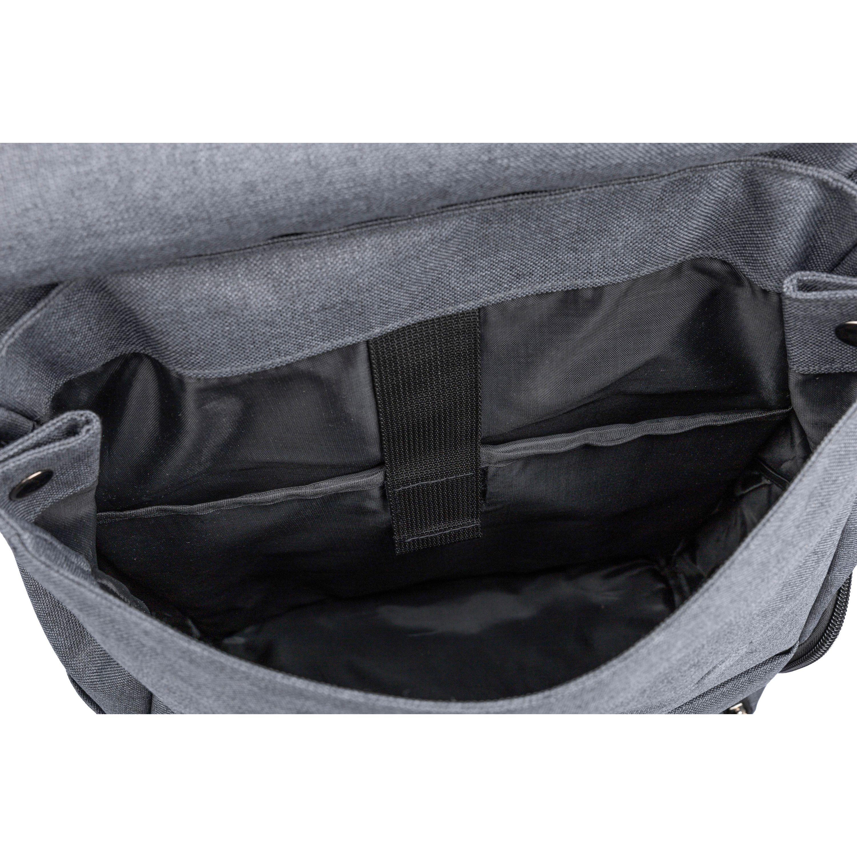 15 Zoll Laptop-Rucksack aus 600D Polyester-Gewebe Dennis - schwarz-901
