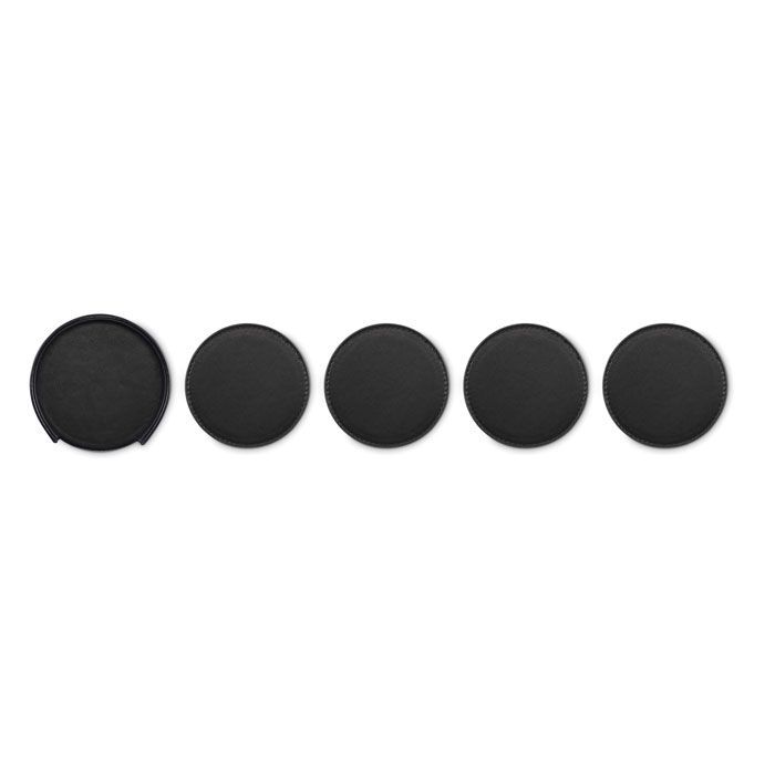Untersetzer-Set PU POSA SET - schwarz-563