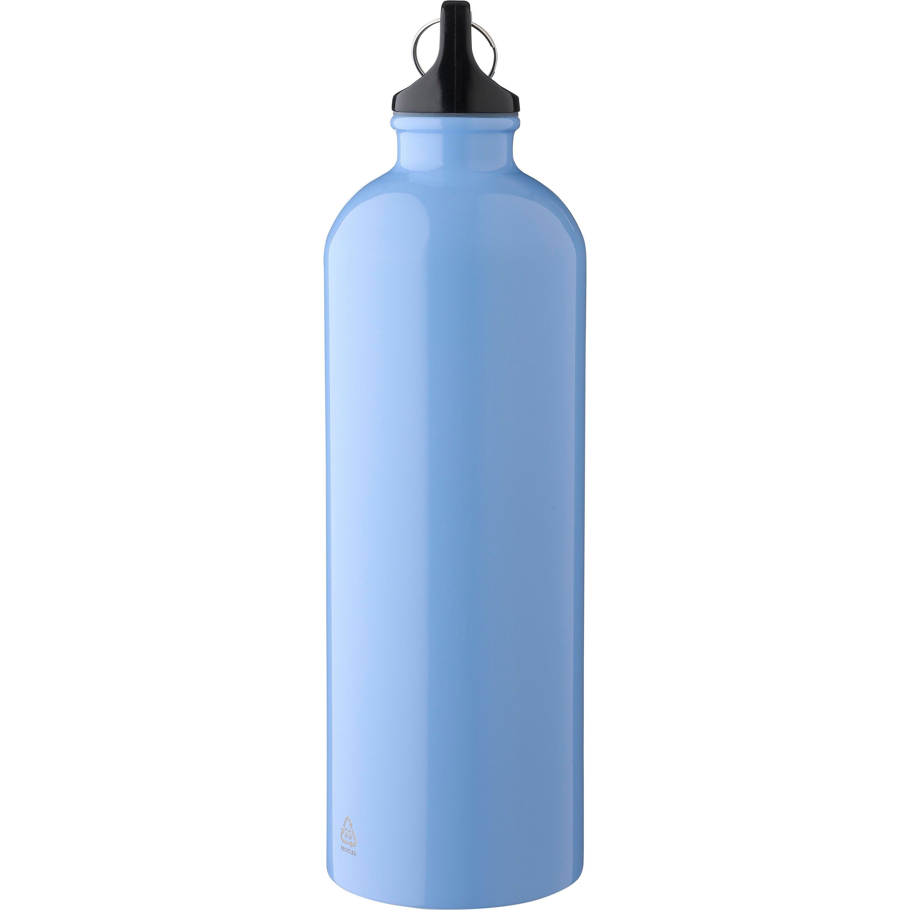 Recycelte einwandige Edelstahlflasche (750 ml) Emeric - rosa-173